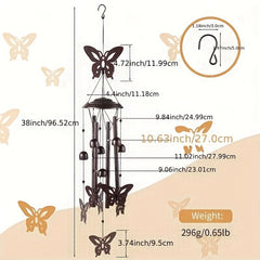 Metal Wind Chimes Hanging Outdoor Home Balcony Decor