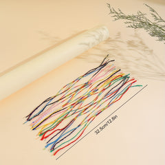 24pcs Mixed Lucky Rope Bracelet For Girls