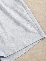 JESUS Letter Print Sleep Bottoms Casual Drawstring Lace Up Shorts