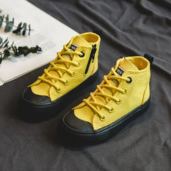 Girl's High Top Skate Shoes Comfy Non Slip Casual Sneakers