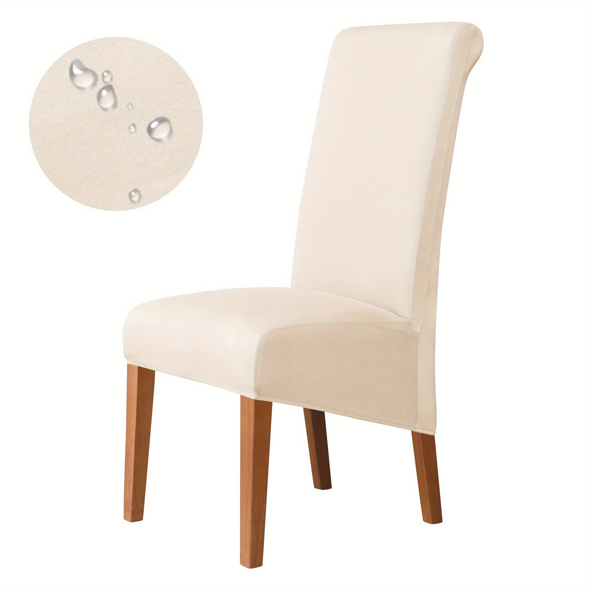 Waterproof Milk Fiber Fabric Dining Chair Cover - Protect Your Furniture