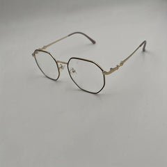 Polygonal Anti Light Glasses For Women Men Students