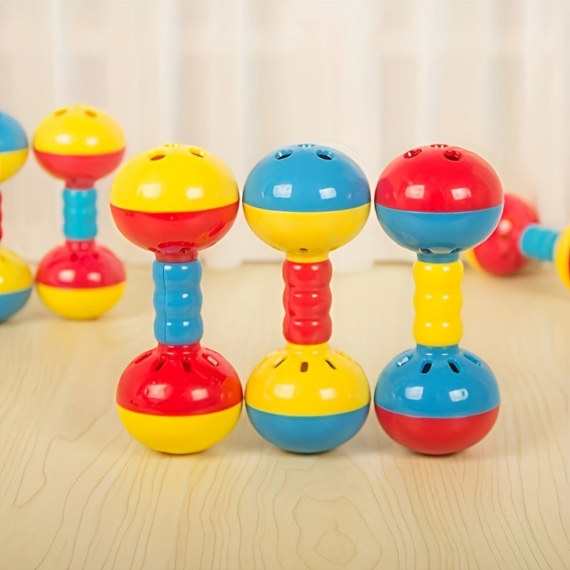 Children's Double Headed Hand Grip Bell Rattle Toy