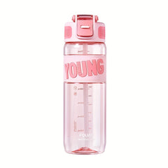 26oz BPA-Free Water Bottle with Straw & Carry Handle for Travel & Gym