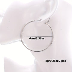 Boho Sexy Hoop Earrings Iron Jewelry Female Gift