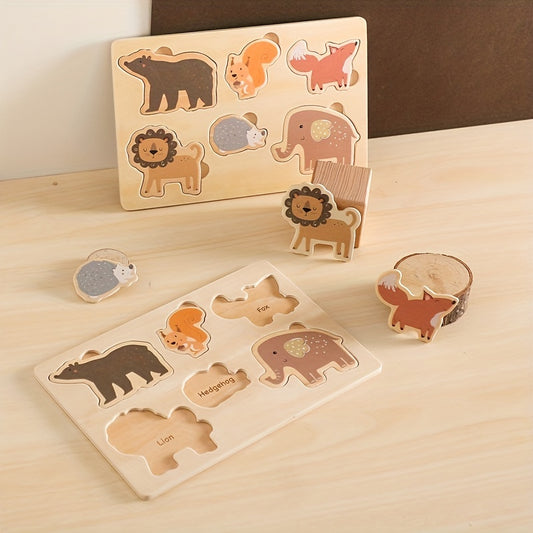 Wooden Mosaic Puzzle for Kids
