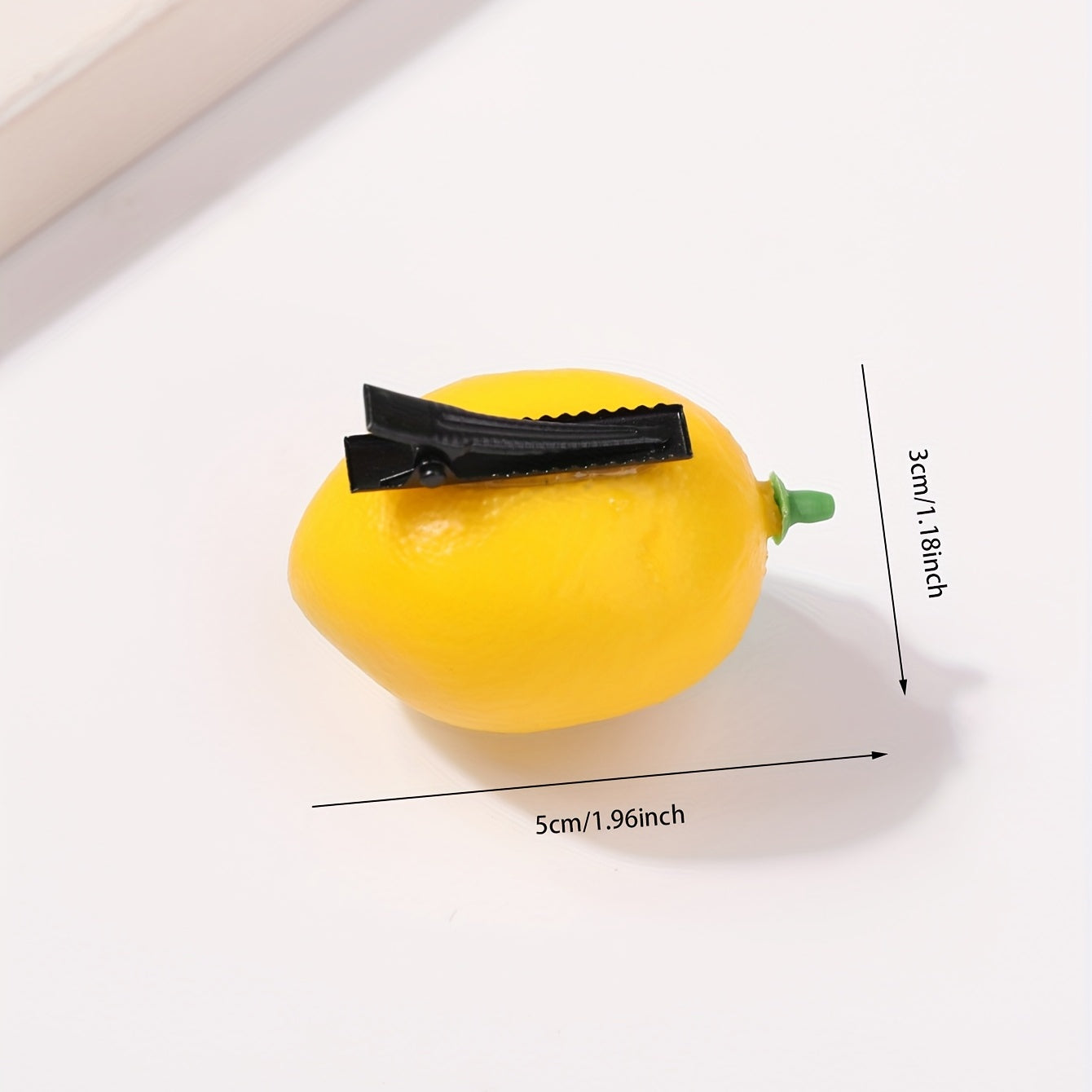 Creative Lemon Shaped Hair Clip for Women Girls Baby