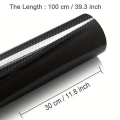 High Glossy 5D Carbon Fiber Wrapping Vinyl Film Motorcycle Tablet Stickers