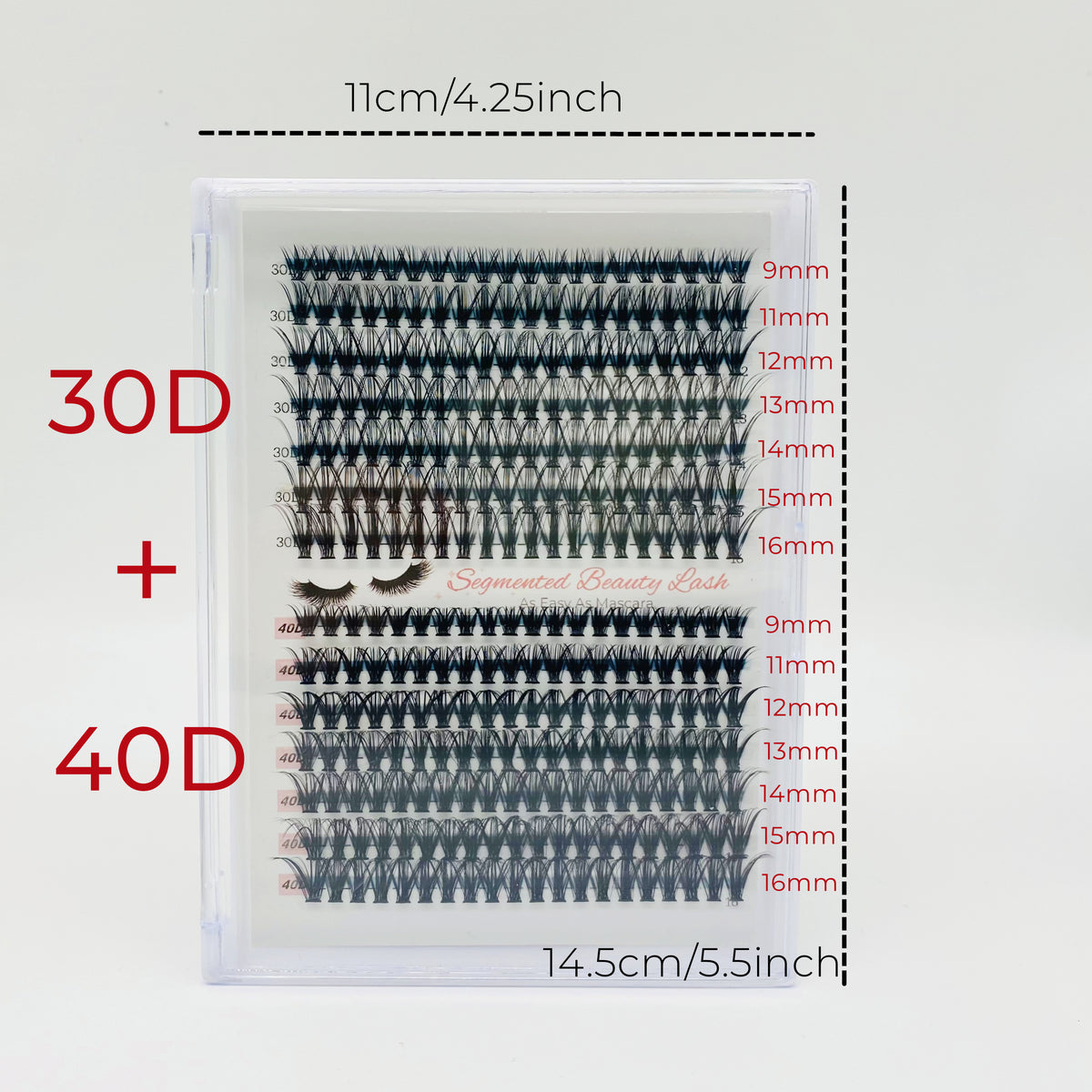 Natural Look False Eyelashes 280 Individual Lashes for DIY Eyelash Extension