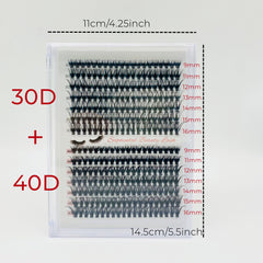 Natural Look False Eyelashes 280 Individual Lashes for DIY Eyelash Extension