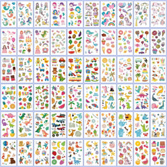 2100 Styles 168 Sheets Temporary Tattoos For Kids