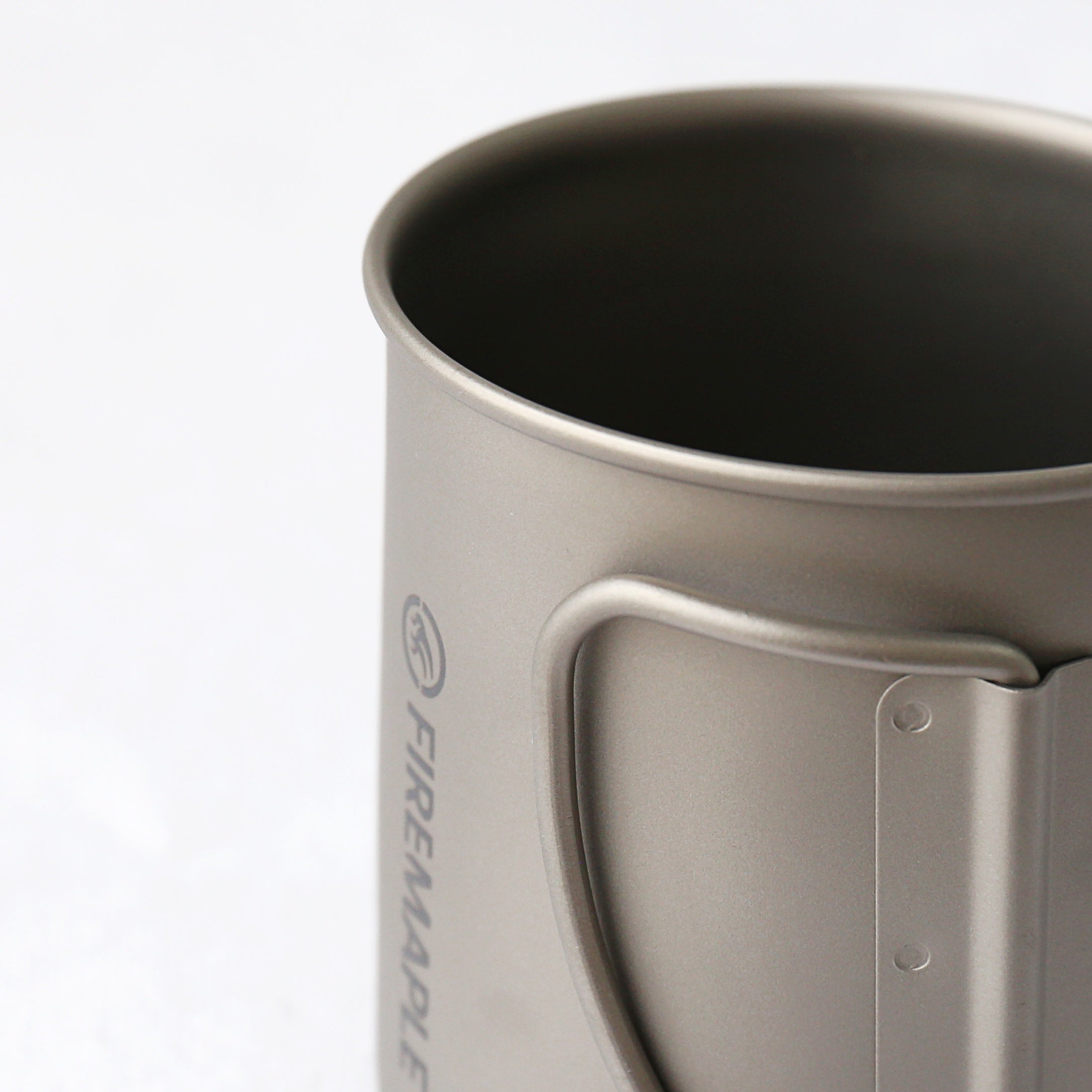 Titanium Portable Folding Single Layer Cup for Camping Lightweight Tea Cup