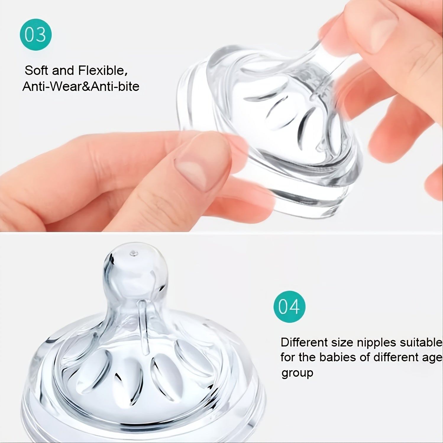 Avent Natural Baby Feeding Bottle Nipple 12M BPA Natural Slow Flow 1pcs