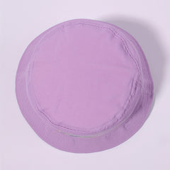 Purple Butterfly Print Bucket Hat Y2K Sunscreen Fisherman Cap