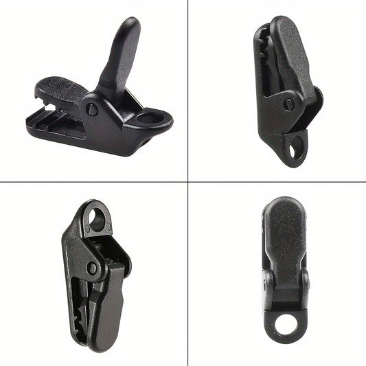 10pcs Tent Clip for Camping and Hiking Adjustable Buckle