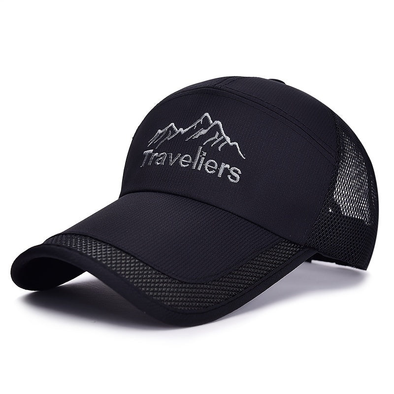 Men's Outdoor Sunshade Peaked Cap Quick Dry Baseball Cap