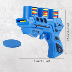 Toy Carrot Gun 2 Player Battle Soft Bullet Flying Disc Gun