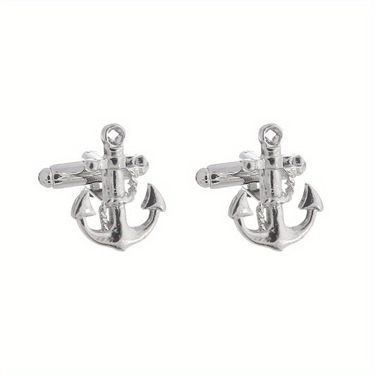 Boat Anchor Cufflinks Sleeve Nails Men's Shirt Accessories