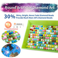 DIY 5D Diamond Art Kit Moon Tree 80 01x40 Full Round Painting Ornament