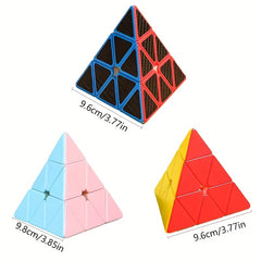 Smooth Speed Pyramid Cube High Smooth Speed Pyramid Cube 3x3 Triangle Puzzle Toy