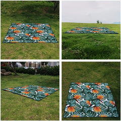 Classic 240T Printed Beach Mat Waterproof Foldable Outdoor Blanket