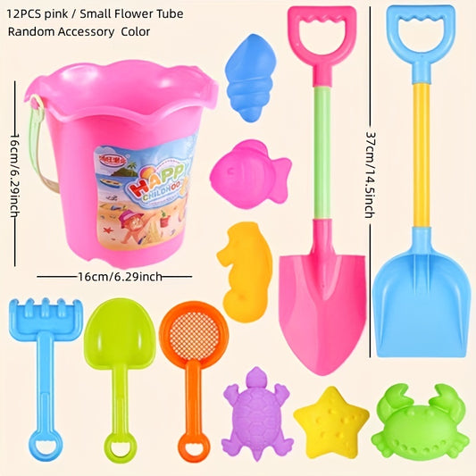 Kids Beach Toy Set Sand Shovel Bucket for Outdoor Play