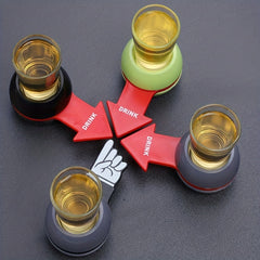Spin The Arrow Drinking Game with Spinner Glass
