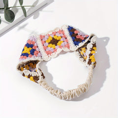 Boho Crochet Headband for Holiday Travel Daily Use