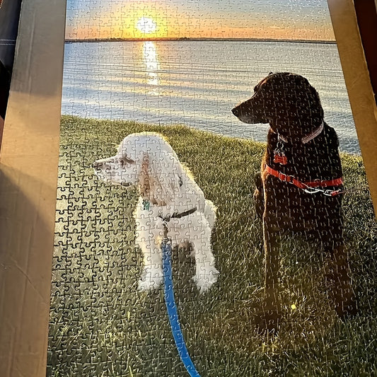 1000pcs Custom Photo Jigsaw Puzzle for Adults Personalized Couple Family Wedding