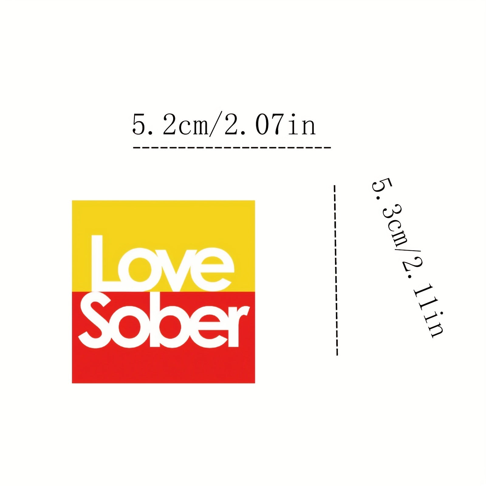 60pcs Sobriety Vinyl Stickers for Water Bottles Laptops Scrapbooking