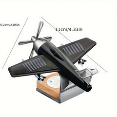 Solar Energy Airplane Car Perfume Decoration
