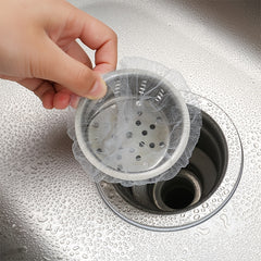 200 Disposable Sink Strainer Bags for Food Waste Collection