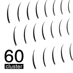 Natural Fairy Grafted Individual Cluster Eyelashes for Longer Thicker Lashes