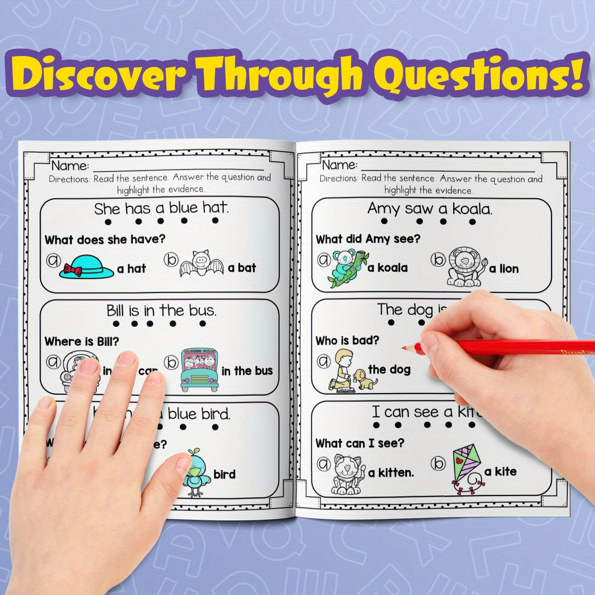 Engaging Comprehension Book for Kids: Improve Reading & Critical Thinking Skills