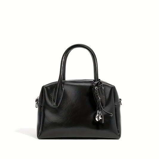 Vintage Women's Handbag Large Capacity Briefcase Soft Shoulder Bag Tote