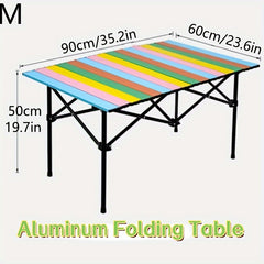 Portable Aluminum Folding Table For Outdoor Picnic