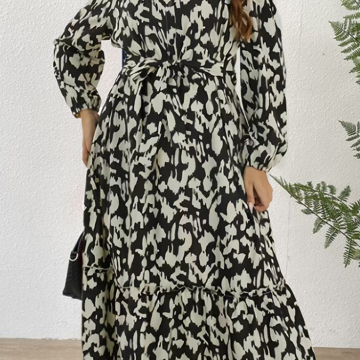  Leopard Print Button Up Shirt Dress