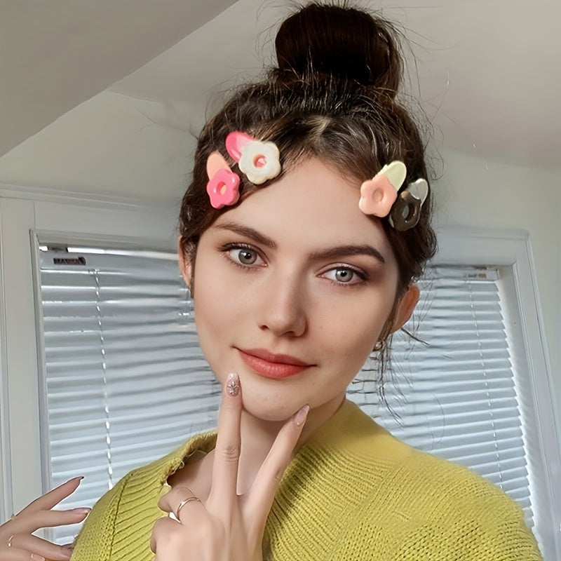 Sweet Flower Hair Clip for Women Girls Baby