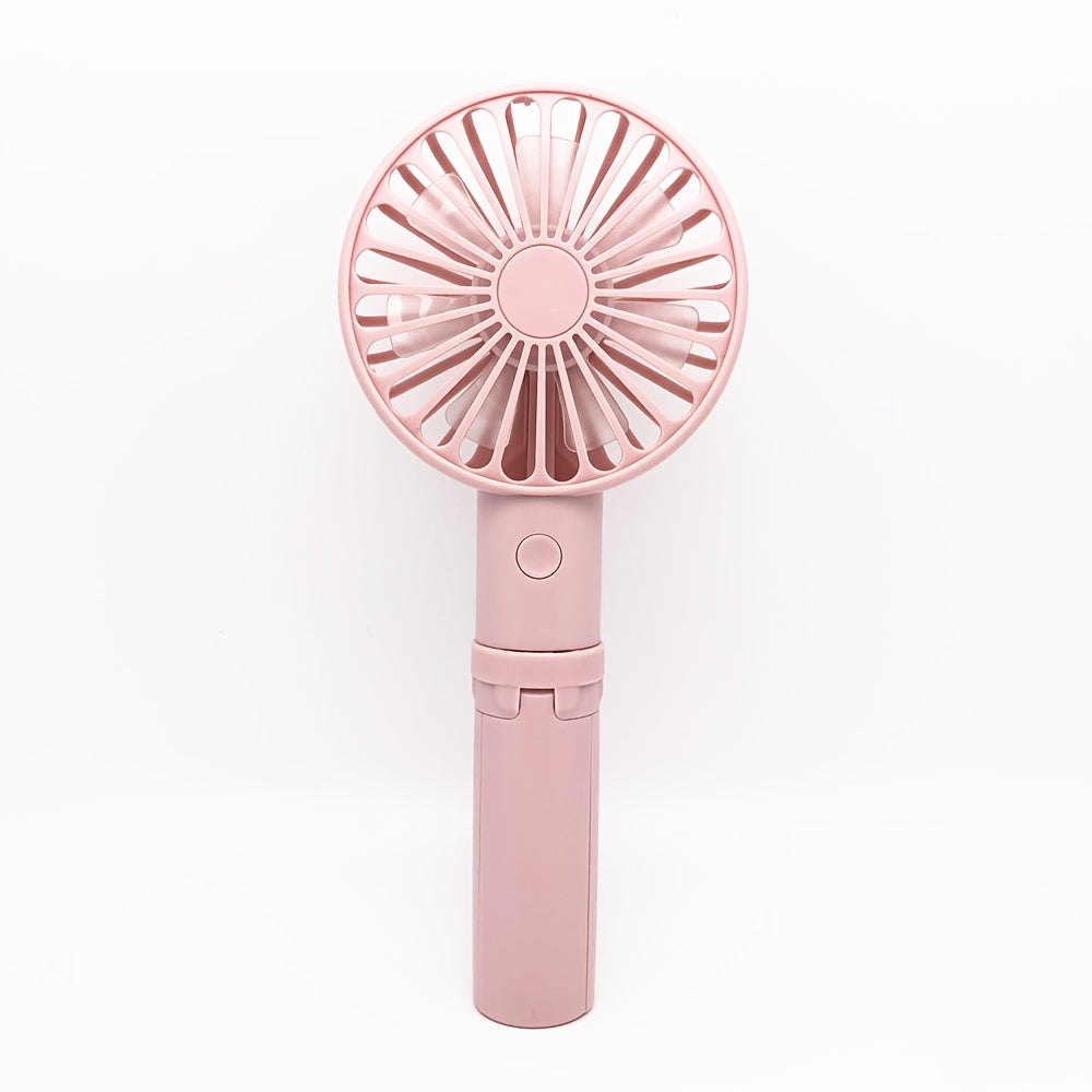 Triangular Bracket Fan 3 Gears Portable USB Rechargeable Fan