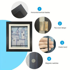 Children's Art Picture Storage Frame A4 Wooden Photo Frame