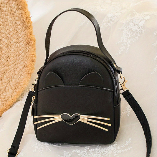 Cartoon Cat Backpack Coin Purse - Holiday Gift For Boys And Girls