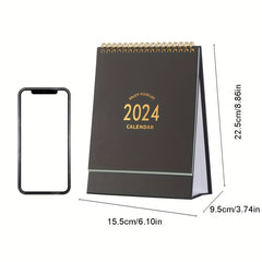 Desk Calendar Standing Flip Small Desktop Calendar