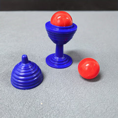 Magic Cup Red Ball Dzi Beads Set