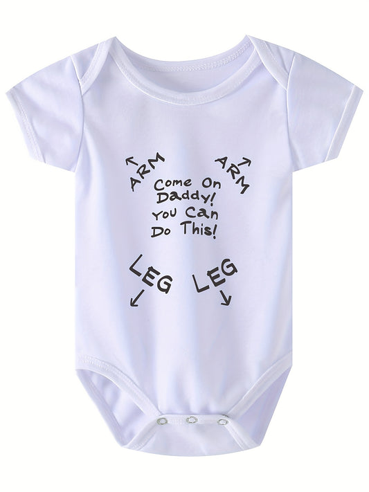 Baby Boys Casual Daddy You Can Do This Onesie