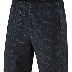 Men's Active Drawstring Shorts Stretchy and Comfortable for Workouts