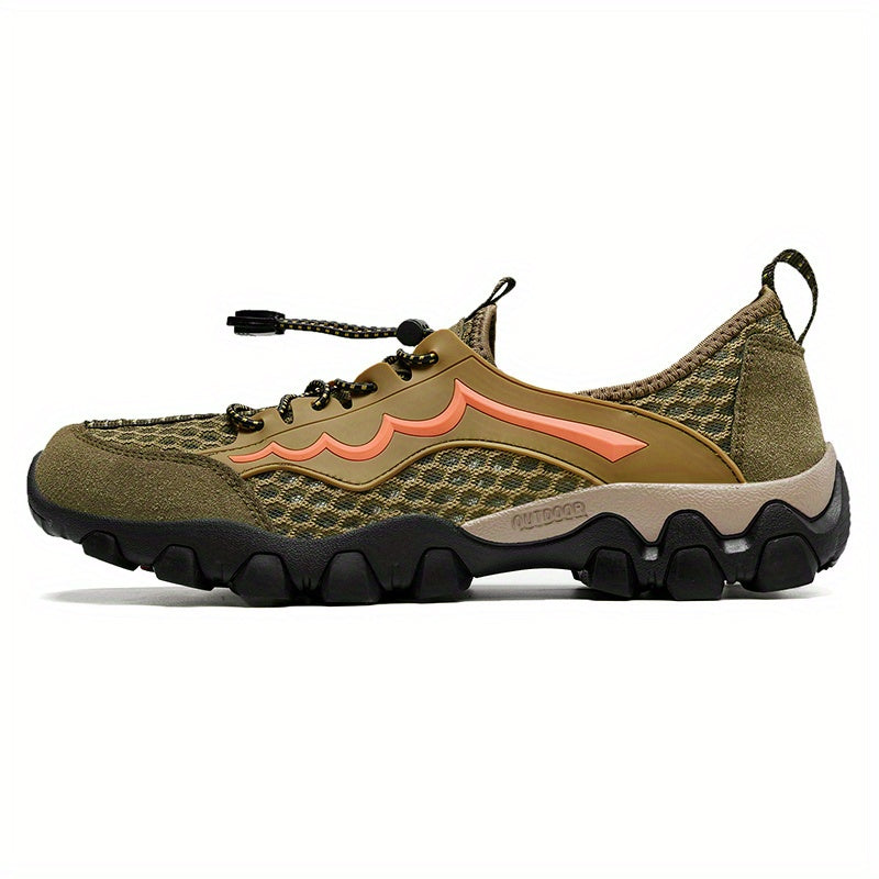 Men's Lightweight Hiking Shoes Breathable Mesh Non Slip Buckle