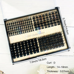 DIY Eyelashes Extension Kit With Lash Bond And Seal Mascara