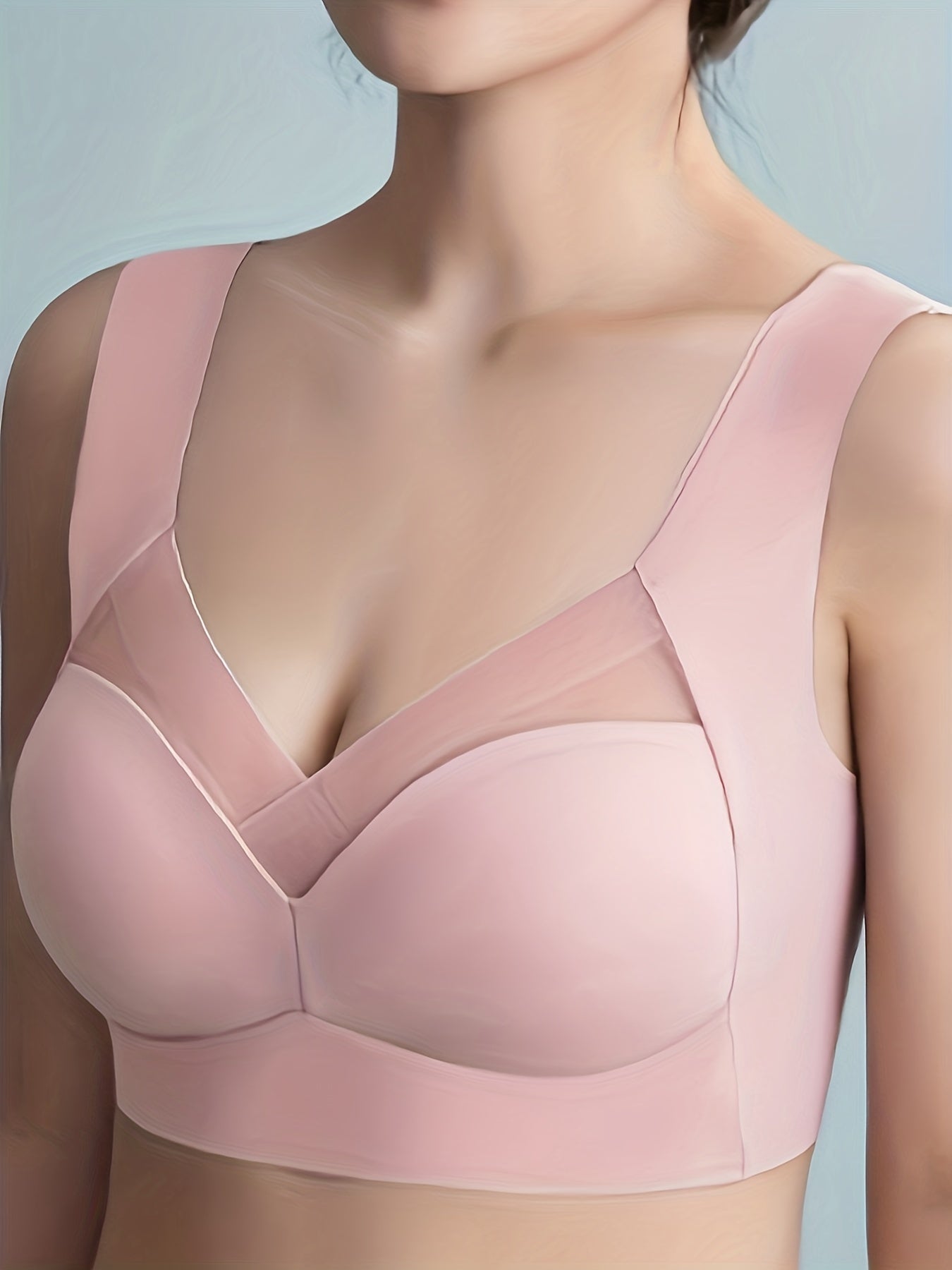 Breathable Wireless Push Up Bra