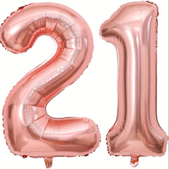 Rose Golden 16-60 Giant Foil Helium Birthday Balloon