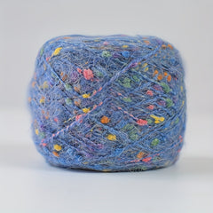 Rainbow Sugar Bean Mohair Yarn Ball Medium Thick Soft Warm Wool Yarn